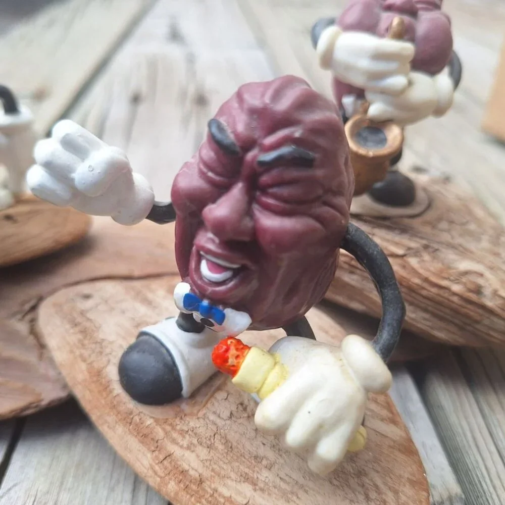California Raisins Driftwood Art Handmade Nailed Vintage 90s Retro‎ Decor Music